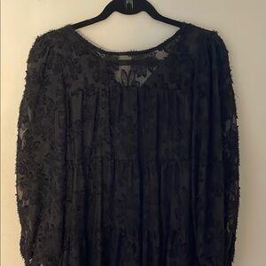 Elegant Black Lace Dress
